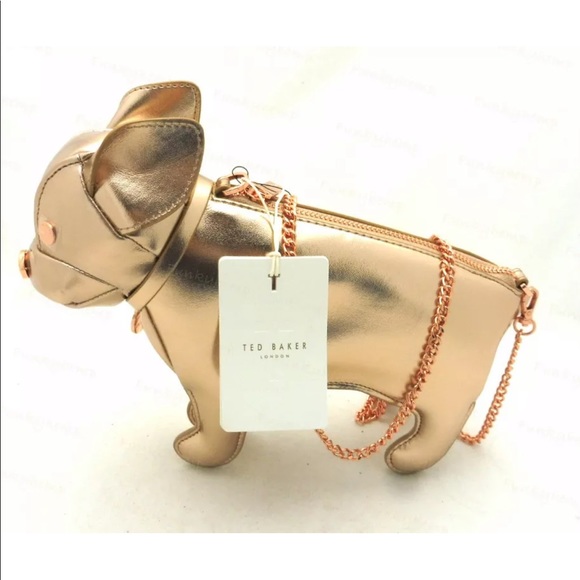 Ted Baker Handbags - New ted baker dog bag rose gold hound purse